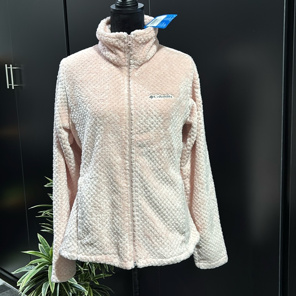 Columbia Beech Forest full zip textured fleece jacket,regular fit,in/out pockets